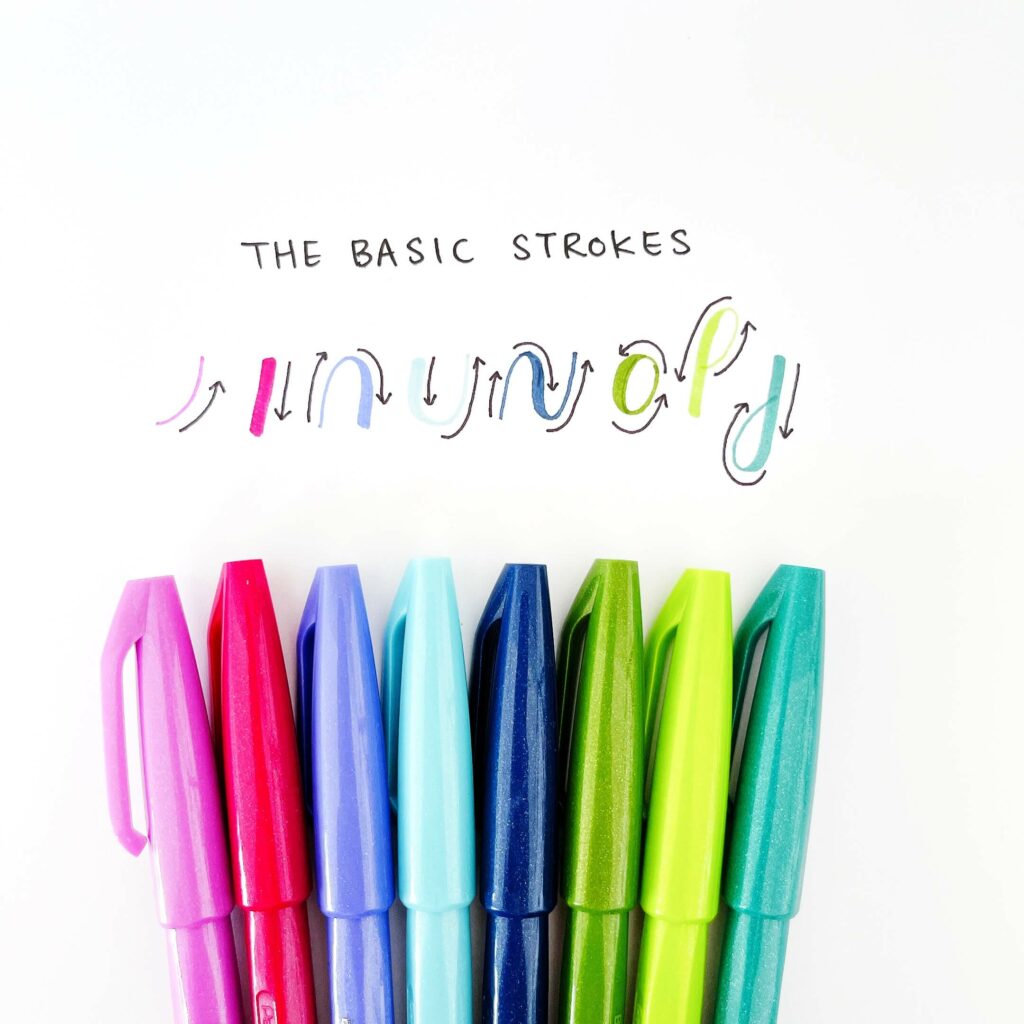 the basic strokes by one kind letterer