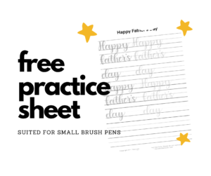 free practice sheet happy fatehrs day